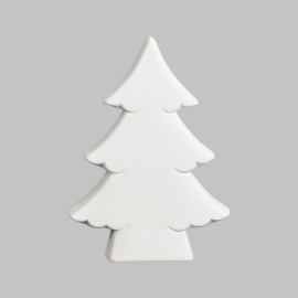 Ceramic Bisque Small Tree Silhouette - Case of 6 Ceramic Bisque Small Tree Silhouette - Case of 6